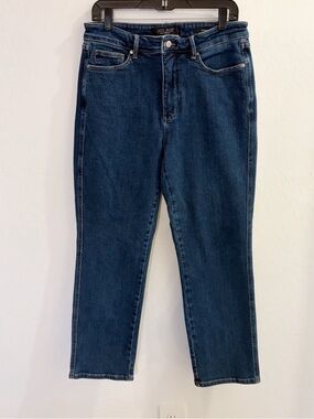 Judy Blue Straight Leg High Rise Medium Wash Stretch Jeans Size 13/31